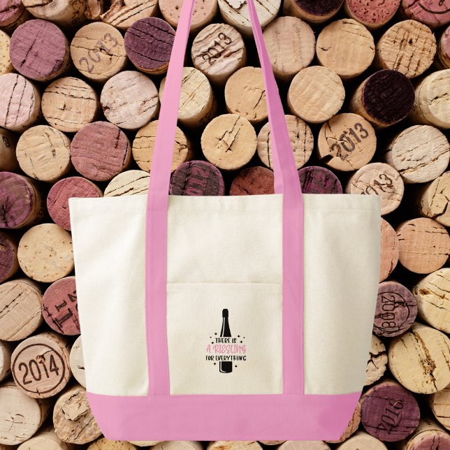 Bolso De Tela Hay un Riesling para todo Vino Divertido (Subido por el creador)