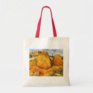 Bolso De Tela Haystacks en Provenza por Vincent van Gogh