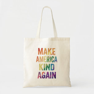 Bolso De Tela Haz América Amable De Nuevo Arcoíris LGBTQ Gay