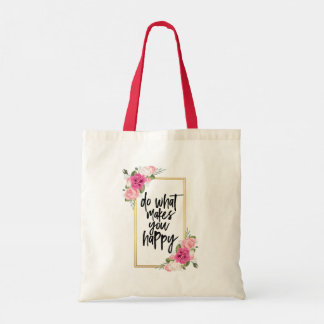 Bolso De Tela Haz lo que te hace Feliz