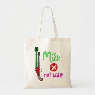 Bolso De Tela Haz música no guerra