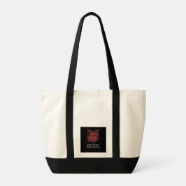 Bolso De Tela HD.WT Tote Bag - Negro