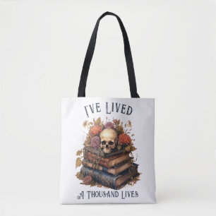 Bolso De Tela He vivido mil vidas, amante del libro