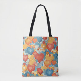Bolso De Tela Heart autism