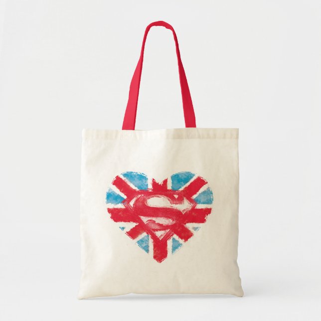 Bolso De Tela Heart British S-Shield (Frente)