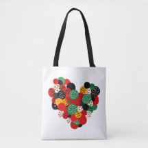 Heart Design Tote Bag: Llevar amor a todas partes