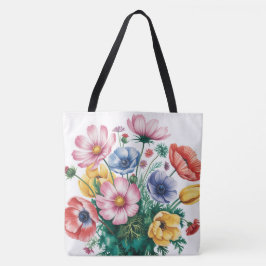 Bolso De Tela Heart in bloom