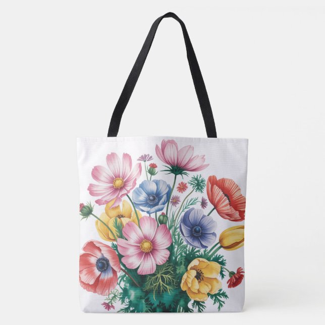 Bolso De Tela Heart in bloom (Anverso)