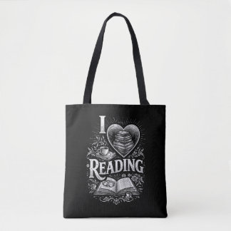 Bolso De Tela Heart of a Book Lover