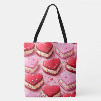 Bolso De Tela Heart Sandwich