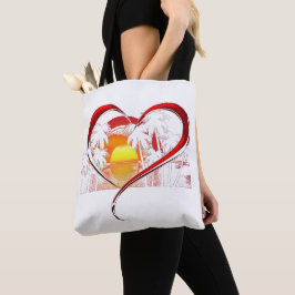 Bolso De Tela Heart Valentine