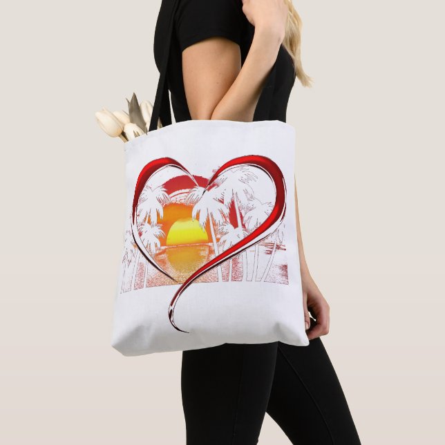 Bolso De Tela Heart Valentine (Detalle)
