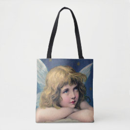 Bolso De Tela Heavenly angel daydreaming on a cloud in the sky