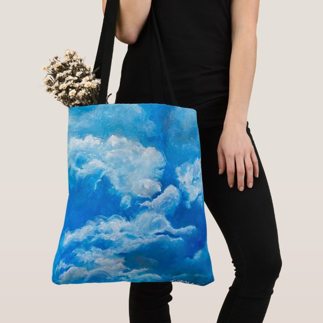 Bolso De Tela "Heavenly Guardian" Tote Bag (grande) (Detalle)