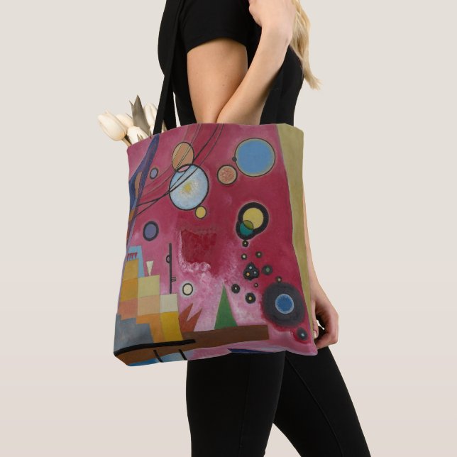 Bolso De Tela Heavy Red de Wassily Kandinsky (Detalle)