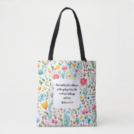 Bolso De Tela Hebrews 11:1 Tote Bag