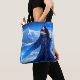 Bolso De Tela Hechicera de Hielo del Copo de Nieve de la Tundra