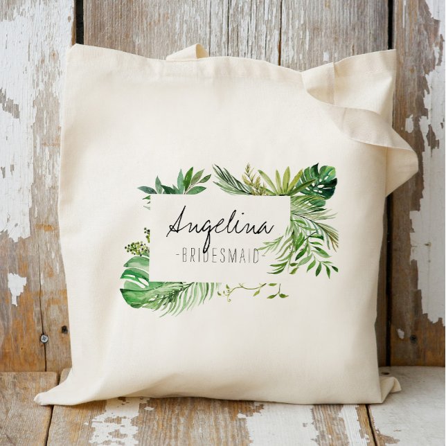 Bolso De Tela Hechicera Tropical de Hojas de Plam (Subido por el creador)