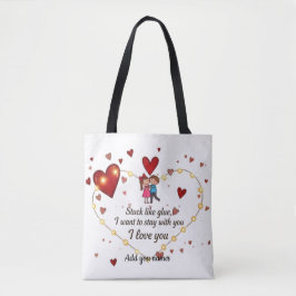 Bolso De Tela Hechizo de amor romántico lindo