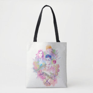 Bolso De Tela Hechizo de Harry Potter   Harry, Hermione y Ron en