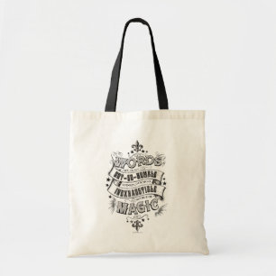 Bolso De Tela Hechizo de Harry Potter Las Palabras Son Nuestra