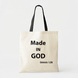 Bolso De Tela Hecho a imagen de Dios