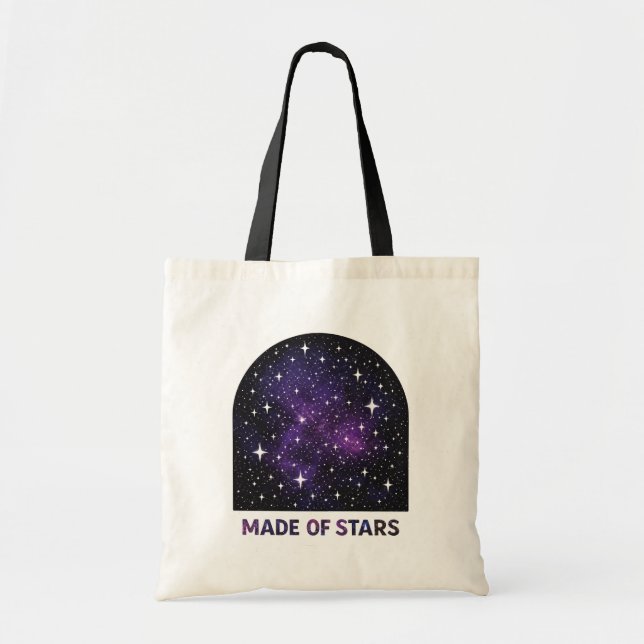 Bolso De Tela Hecho de Estrellas (Frente)