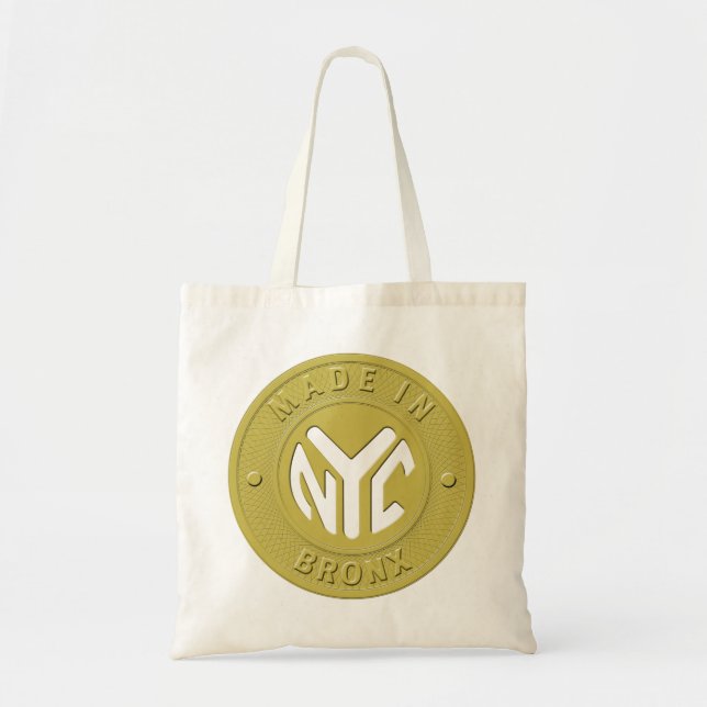Bolso De Tela Hecho en Nueva York Bronx (Frente)