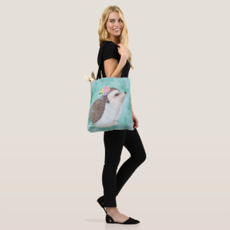 Bolso De Tela Hedgehog acuarela