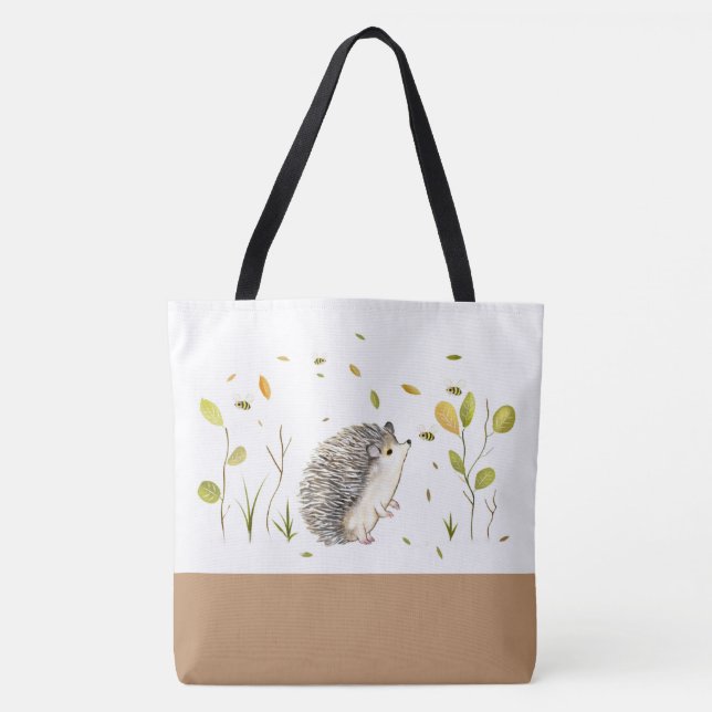 Bolso De Tela Hedgehog Tote Bag (Anverso)
