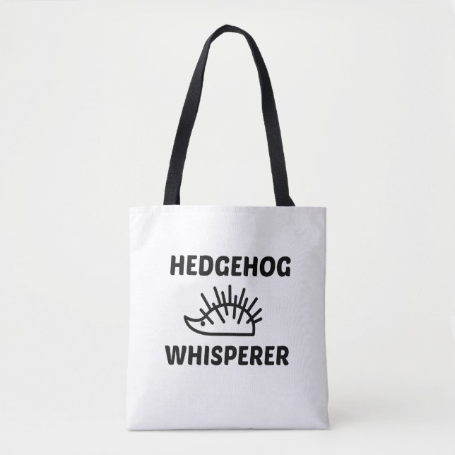 BOLSO DE TELA HEDGEHOG WHISPERER (Anverso)