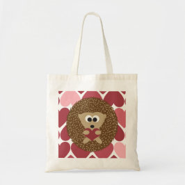 Bolso De Tela Hedgehog y corazones