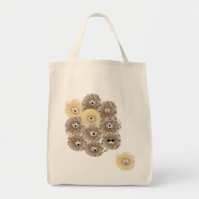 Bolso De Tela Hedgehogs (Frente)