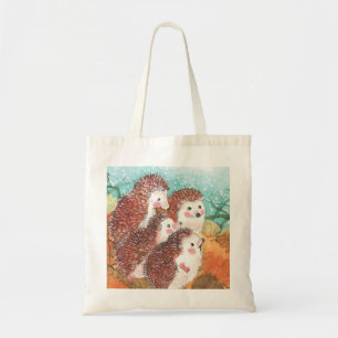 Bolso De Tela Hedgehogs hablando entre sí Ilustracion