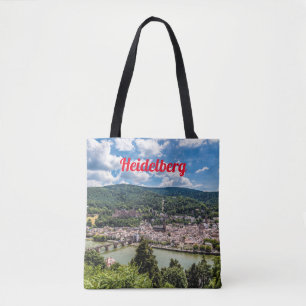 Bolso De Tela Heidelberg Neckar Panorama Alemania