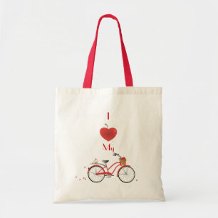 Bolso De Tela Heitres bicicleta de kirsch