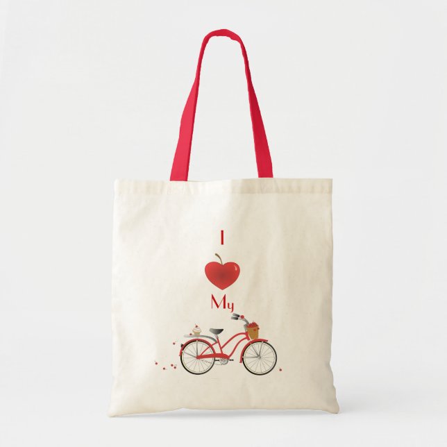 Bolso De Tela Heitres bicicleta de kirsch (Frente)