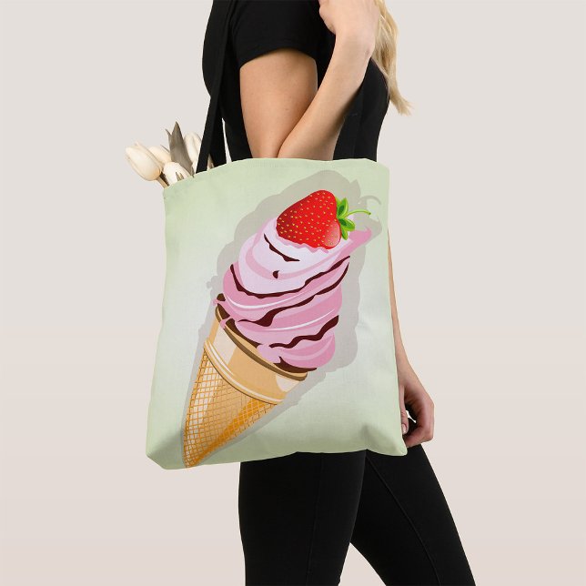 Bolso De Tela Helado Con Fresa (Subido por el creador)
