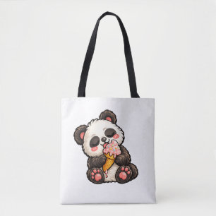 Bolso De Tela Helado de Panda Adorable