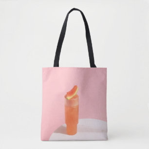 Bolso De Tela Helado rosado en cono