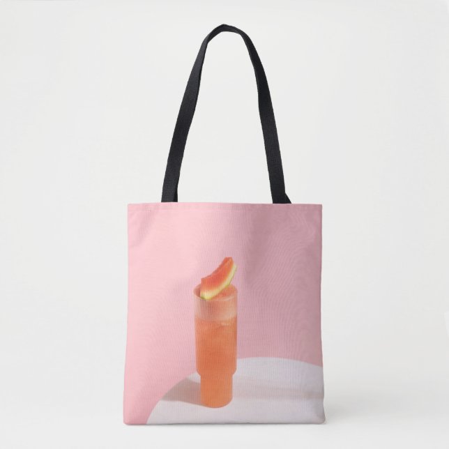 Bolso De Tela Helado rosado en cono (Anverso)