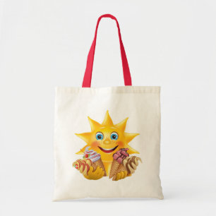 Bolso De Tela ¡Helado y sol feliz! SRF