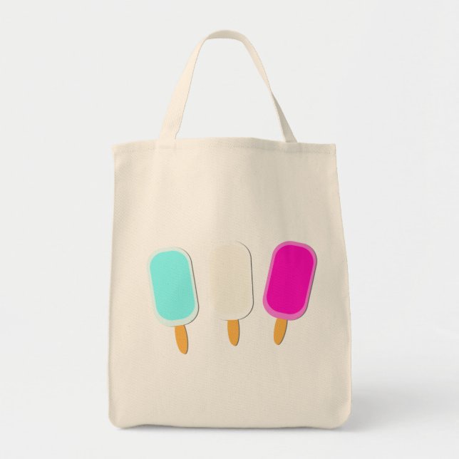 Bolso De Tela Helados minimalistas de verano (Frente)