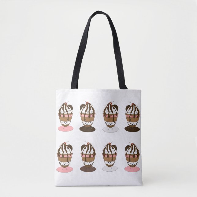 Bolso De Tela Helados Sundaes (Anverso)