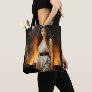 Bolso De Tela "Helen intemporal: La catalizadora de Troy"
