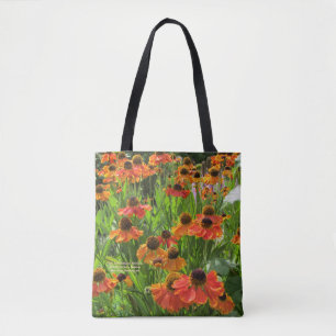 Bolso De Tela Helenium de las flores de Sabin temprano