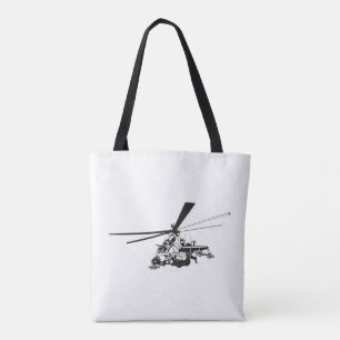 Bolso De Tela Helicóptero personalizado "Hind"