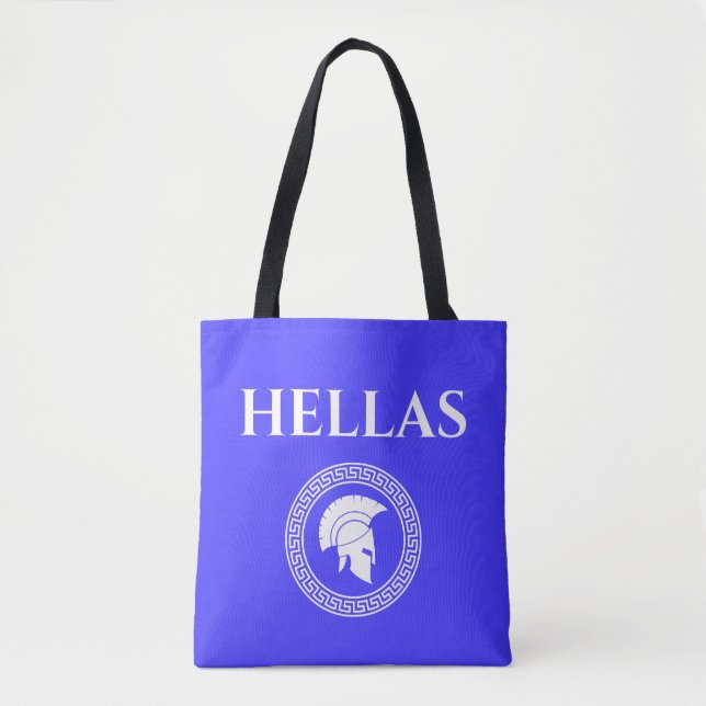 Bolso De Tela Hellas Espartano  (Anverso)