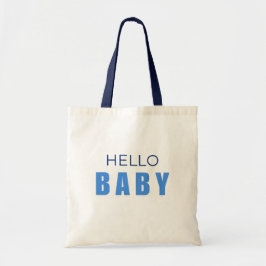 Bolso De Tela Hello Baby boy Shower Tote Bag