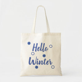 Bolso De Tela Hello Winter